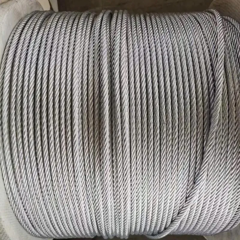 Elektrogalvanizované ocelové drátěné lano
